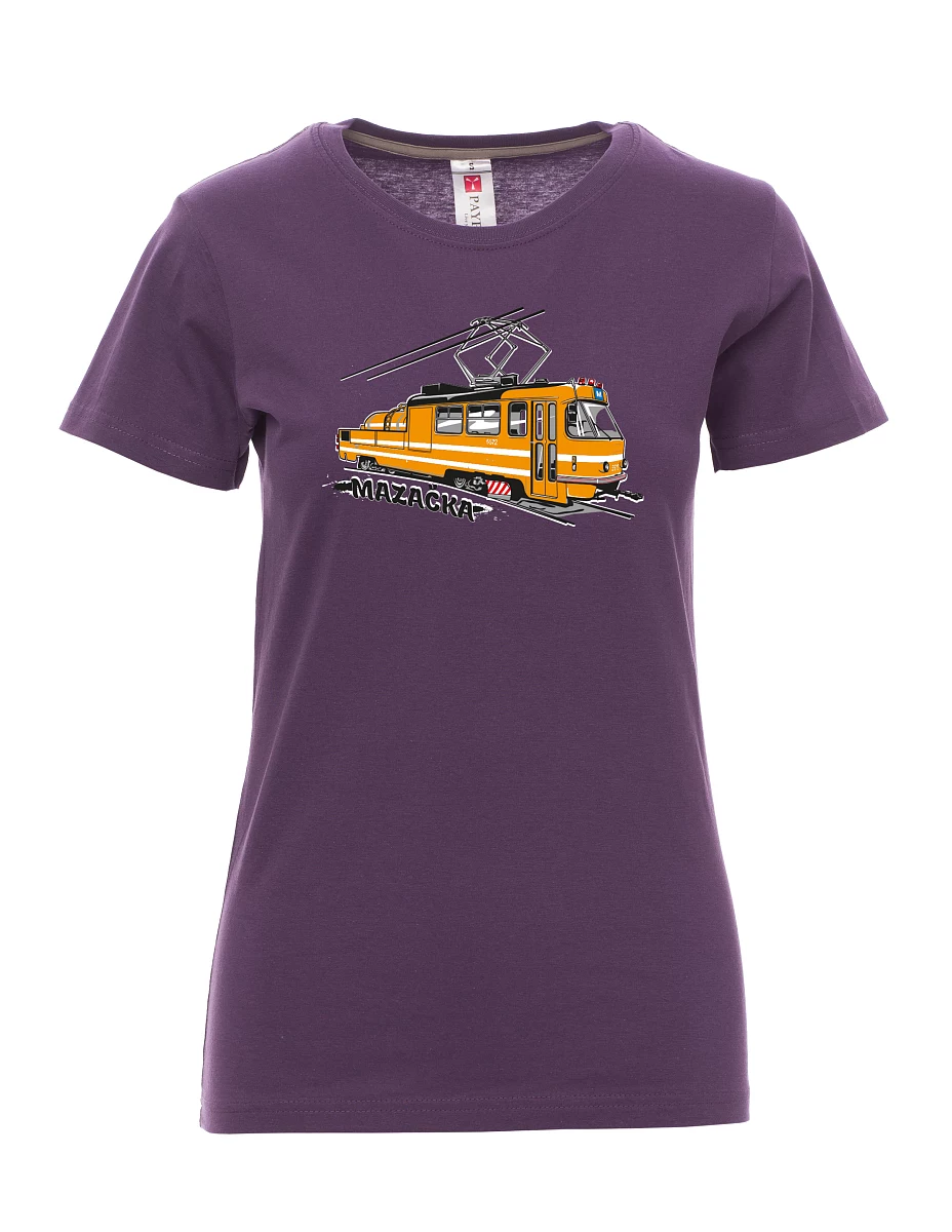 Purple women´s T-shirt Grease Tram