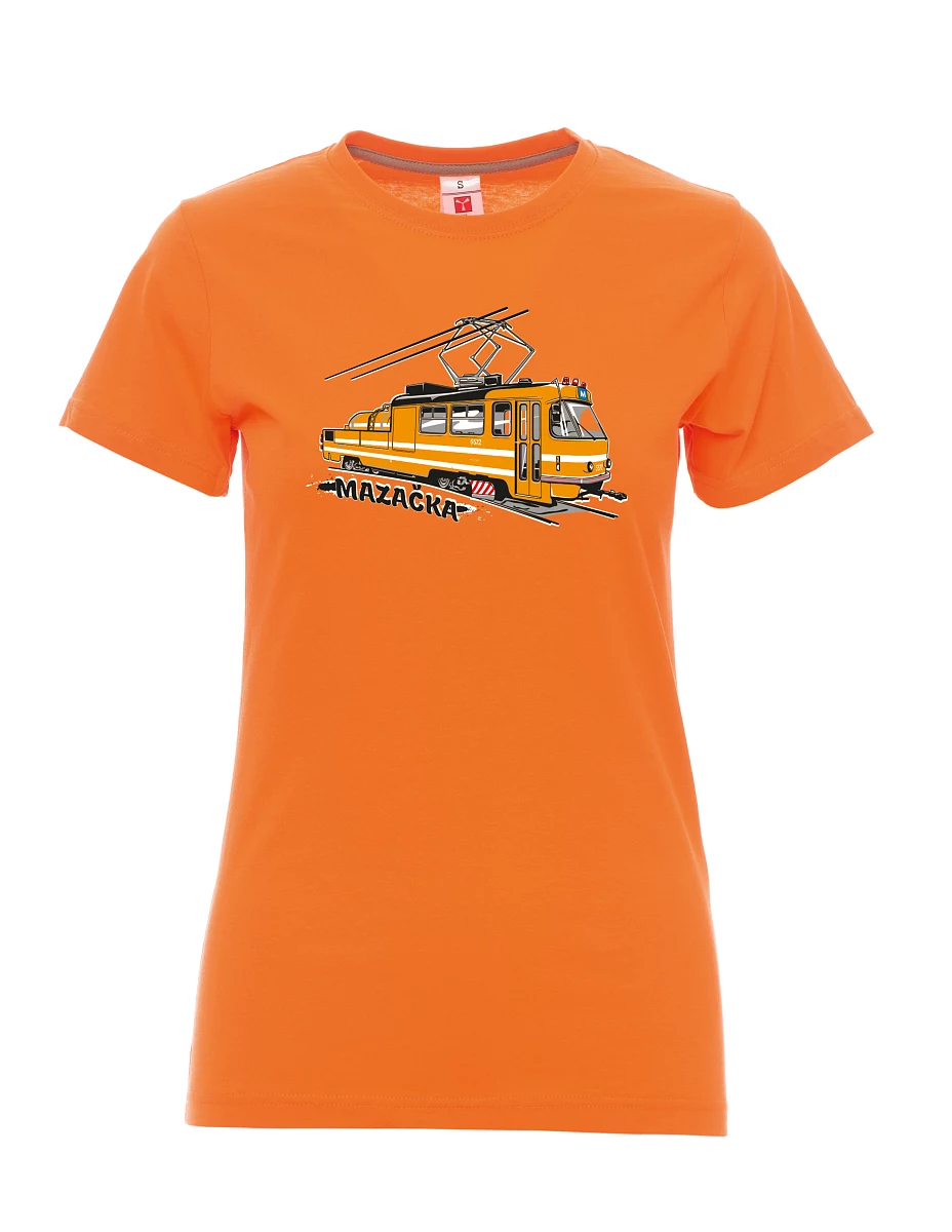 Orange women´s T-shirt Grease Tram
