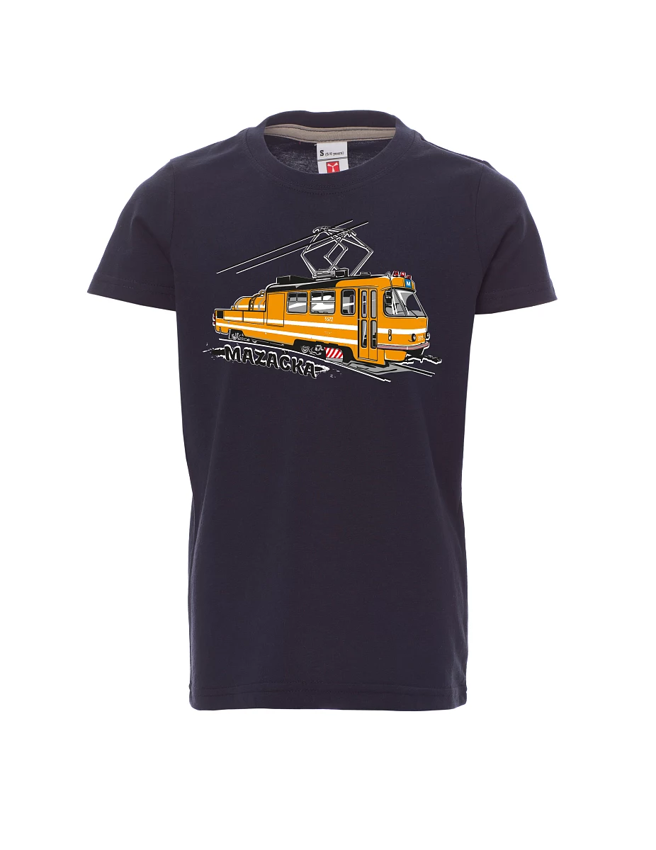 Navy children´s T-shirt Grease Tram