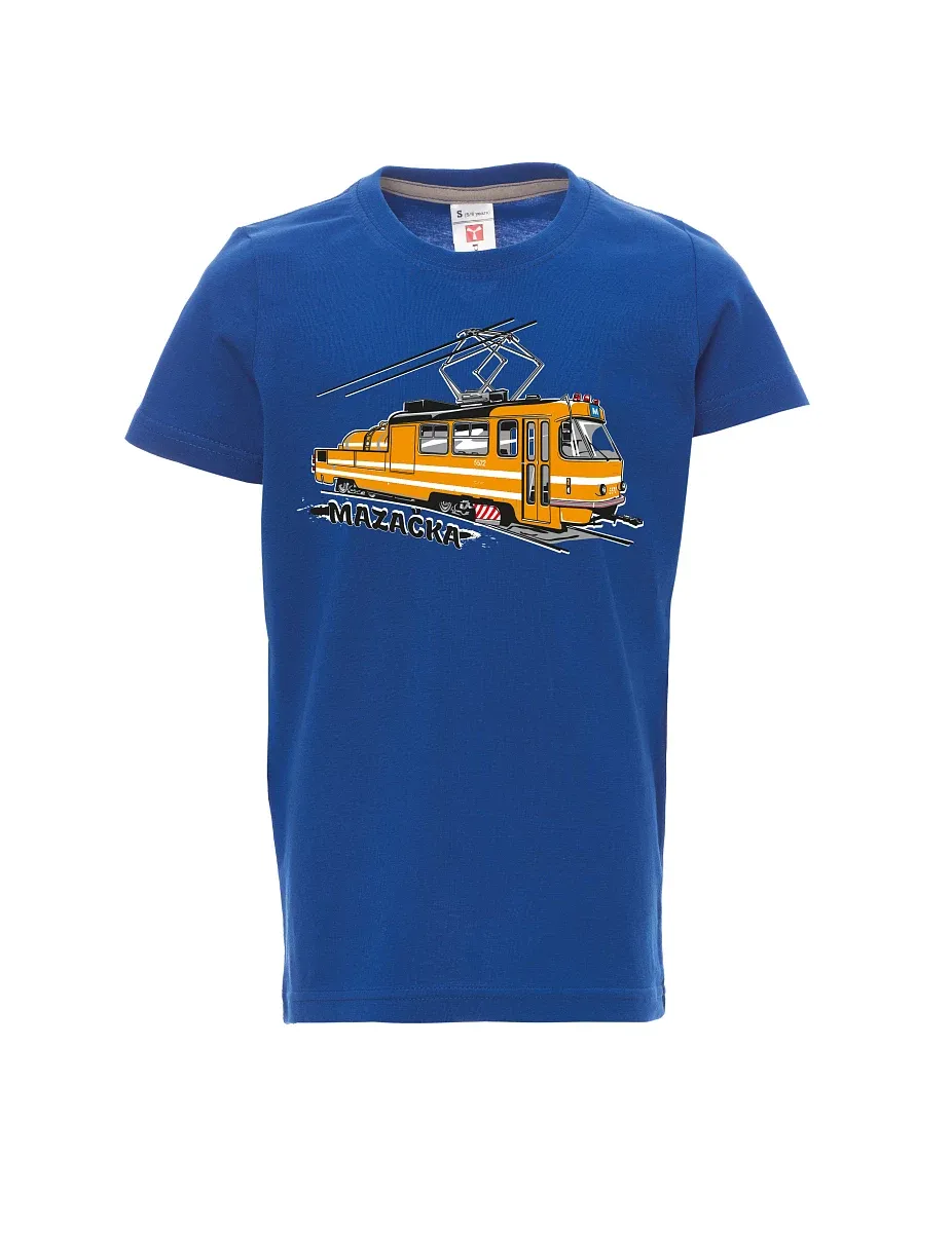 Blue children´s T-shirt Grease Tram