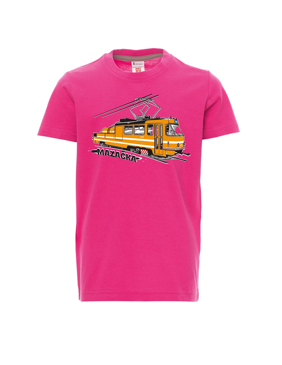 Pink children´s T-shirt Grease Tram