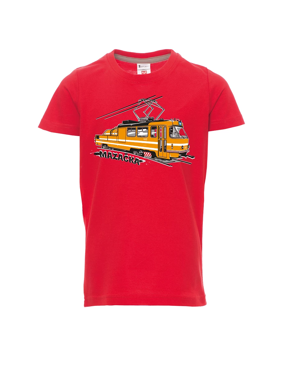 Red children´s T-shirt Grease Tram