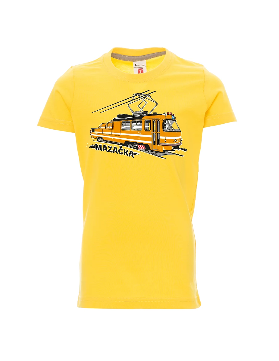 Yellow children´s T-shirt Grease Tram