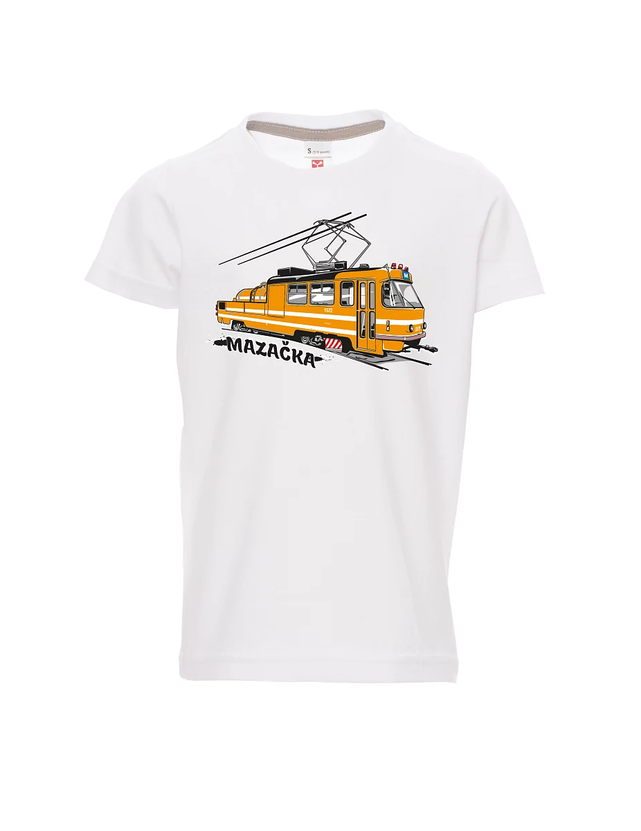 White children´s T-shirt Grease Tram