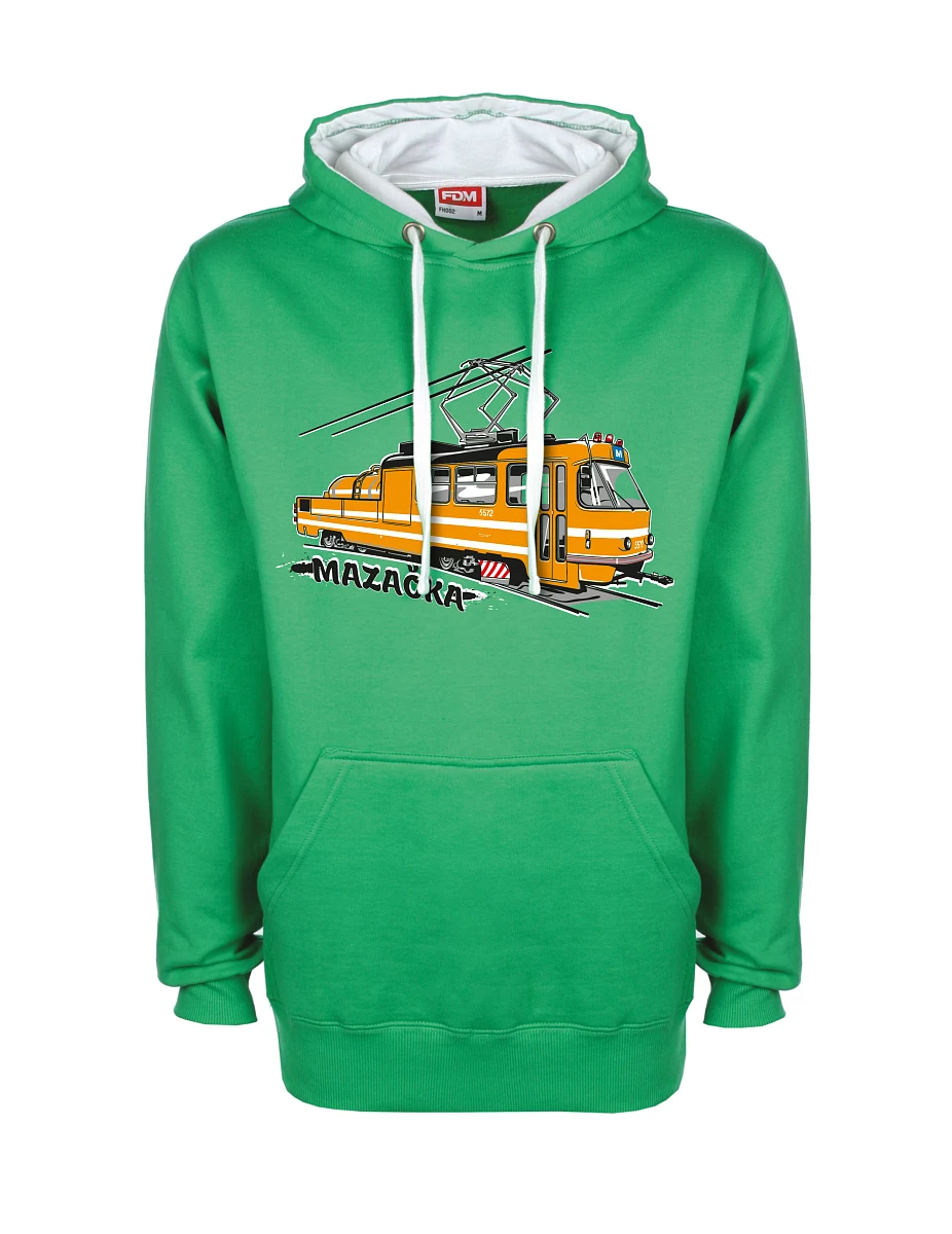 White-green sweatshirt Grease Tram