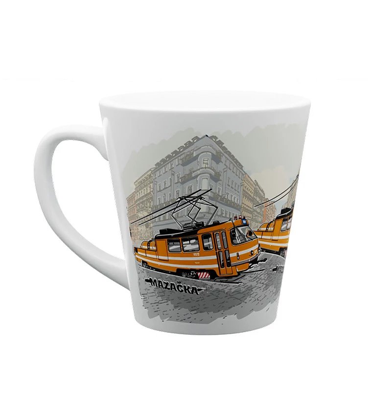 Ceramic mug Grease Tram 300 ml