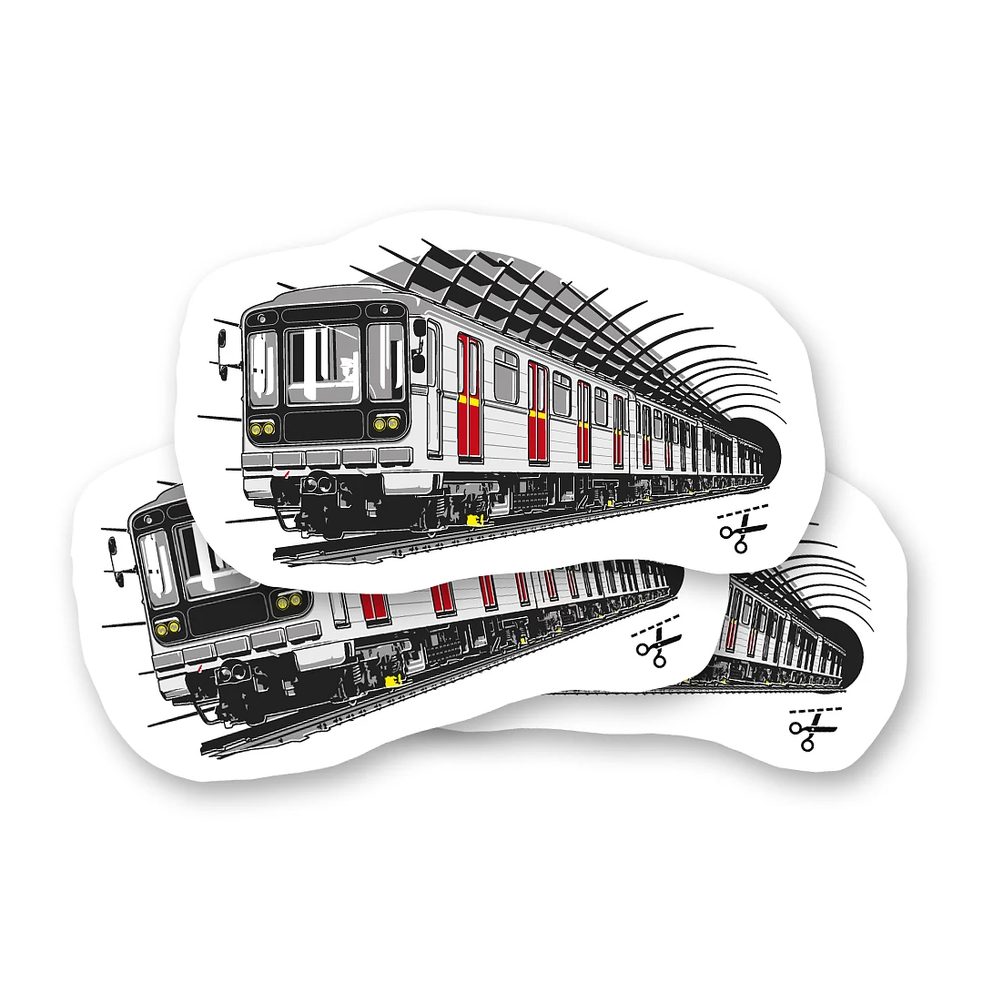 Temporary tattoo with the veteran Metro