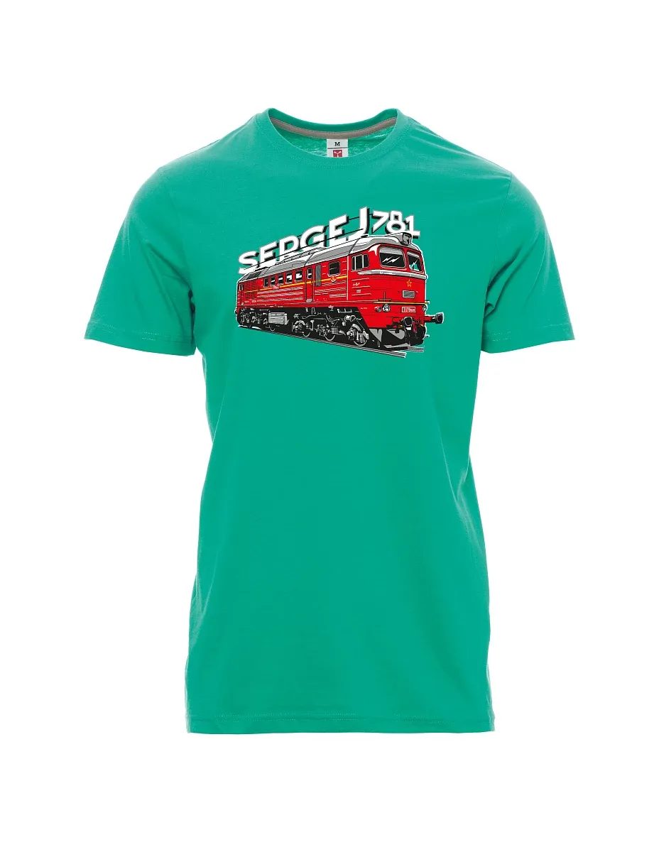 Emeralds men´s T-shirt Locomotive 781 "Sergej" (M62)