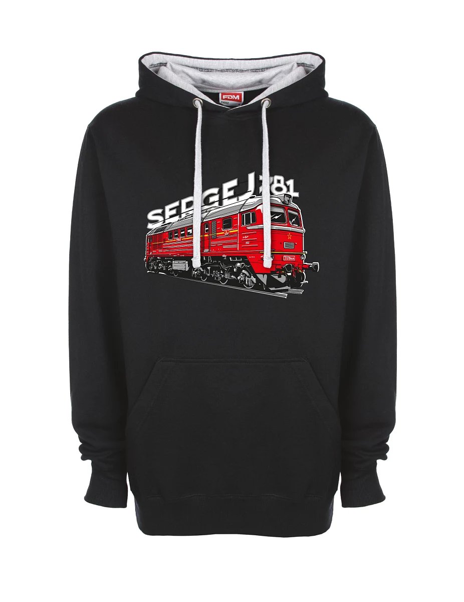 Grey-black sweatshirt Locomotive 781 "Sergej" (M62)