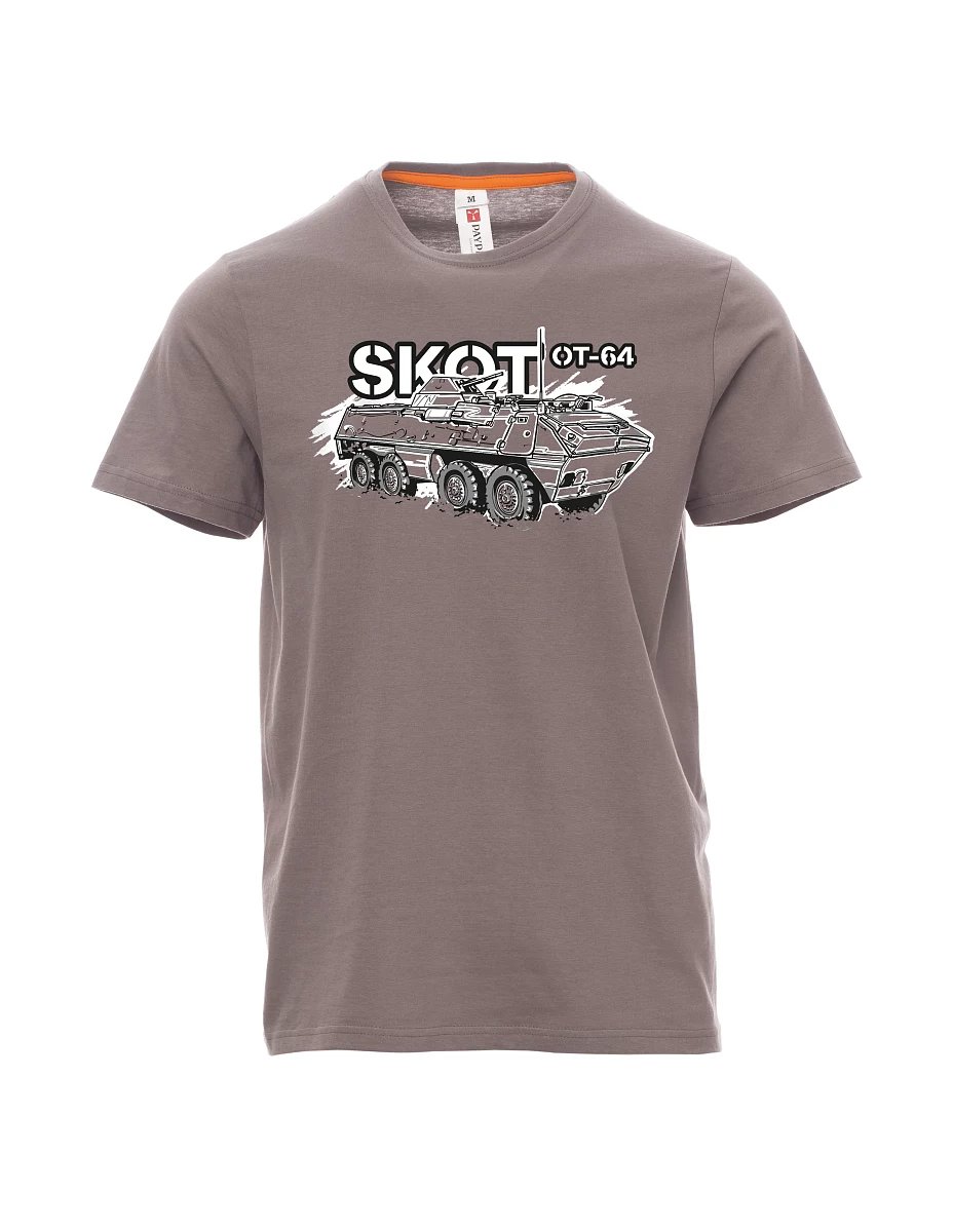 Steel gray men´s T-shirt OT-64 "SKOT"