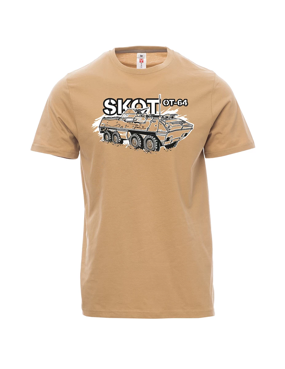 Brown men´s T-shirt OT-64 "SKOT"