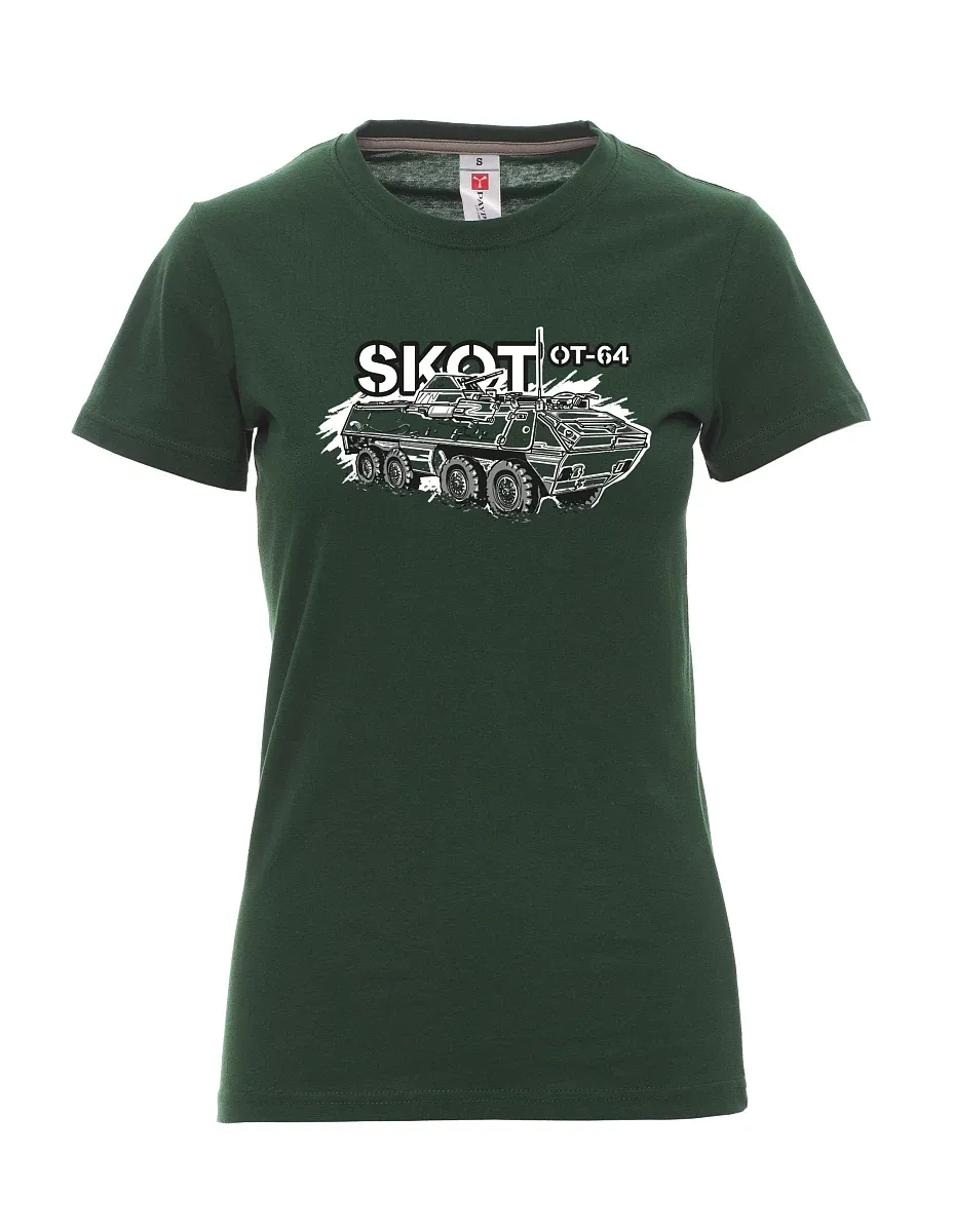 Dark green women´s T-shirt OT-64 "SKOT"