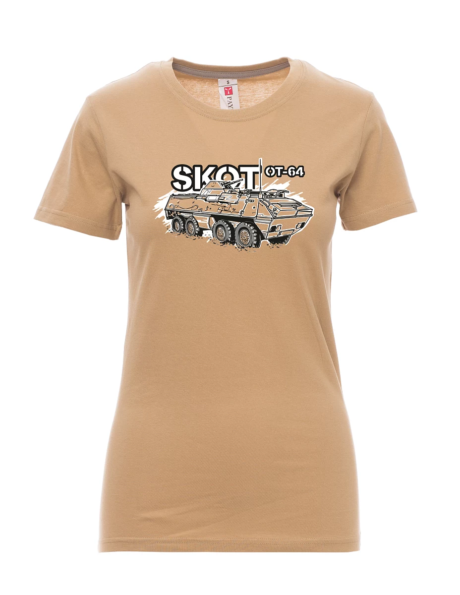 Brown women´s T-shirt OT-64 "SKOT"