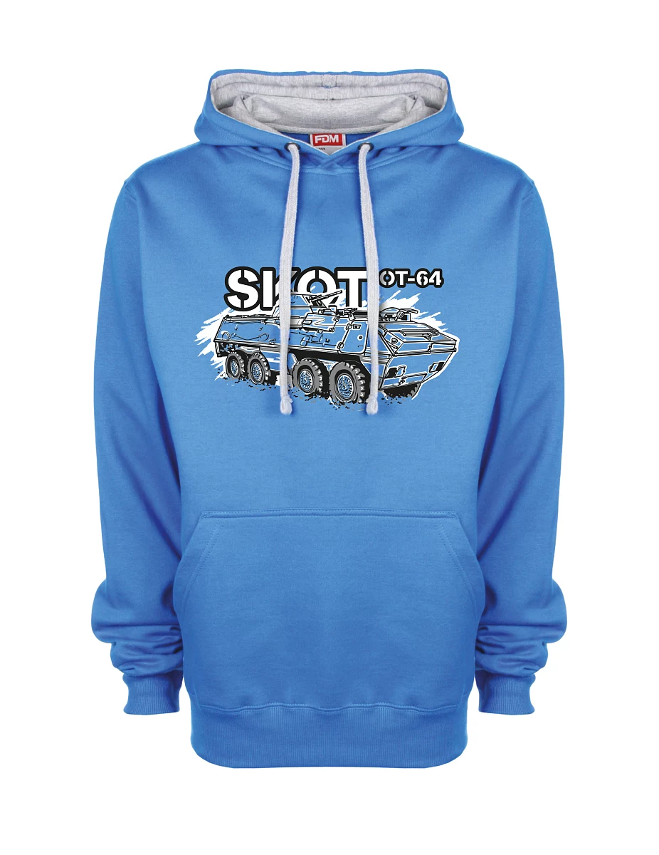 Grey-blue sweatshirt OT-64 "SKOT"