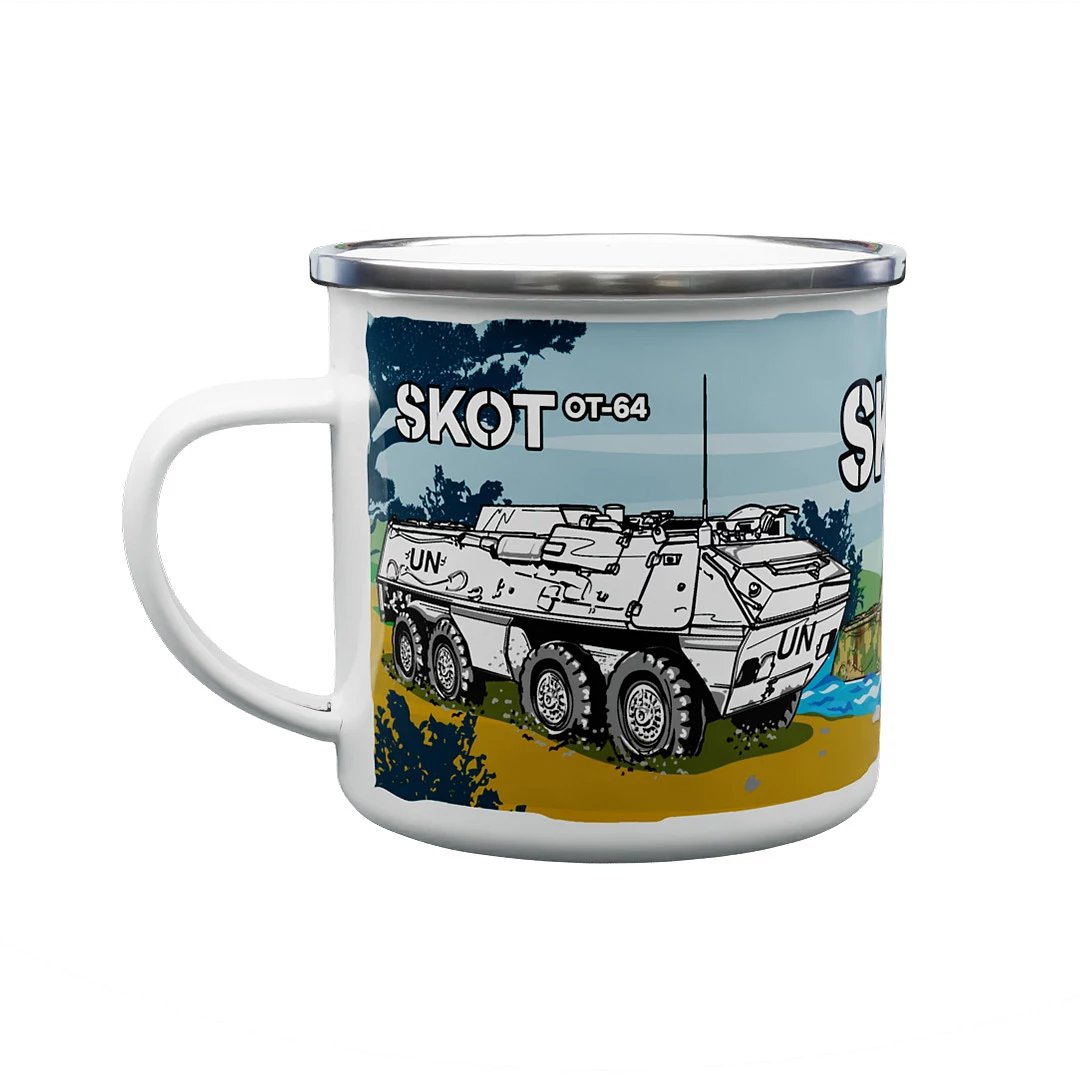 Tin mug OT-64 "SKOT" 330 ml