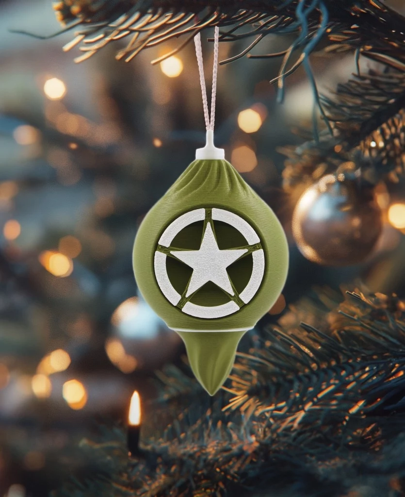 Christmas Ornament Logo US Army