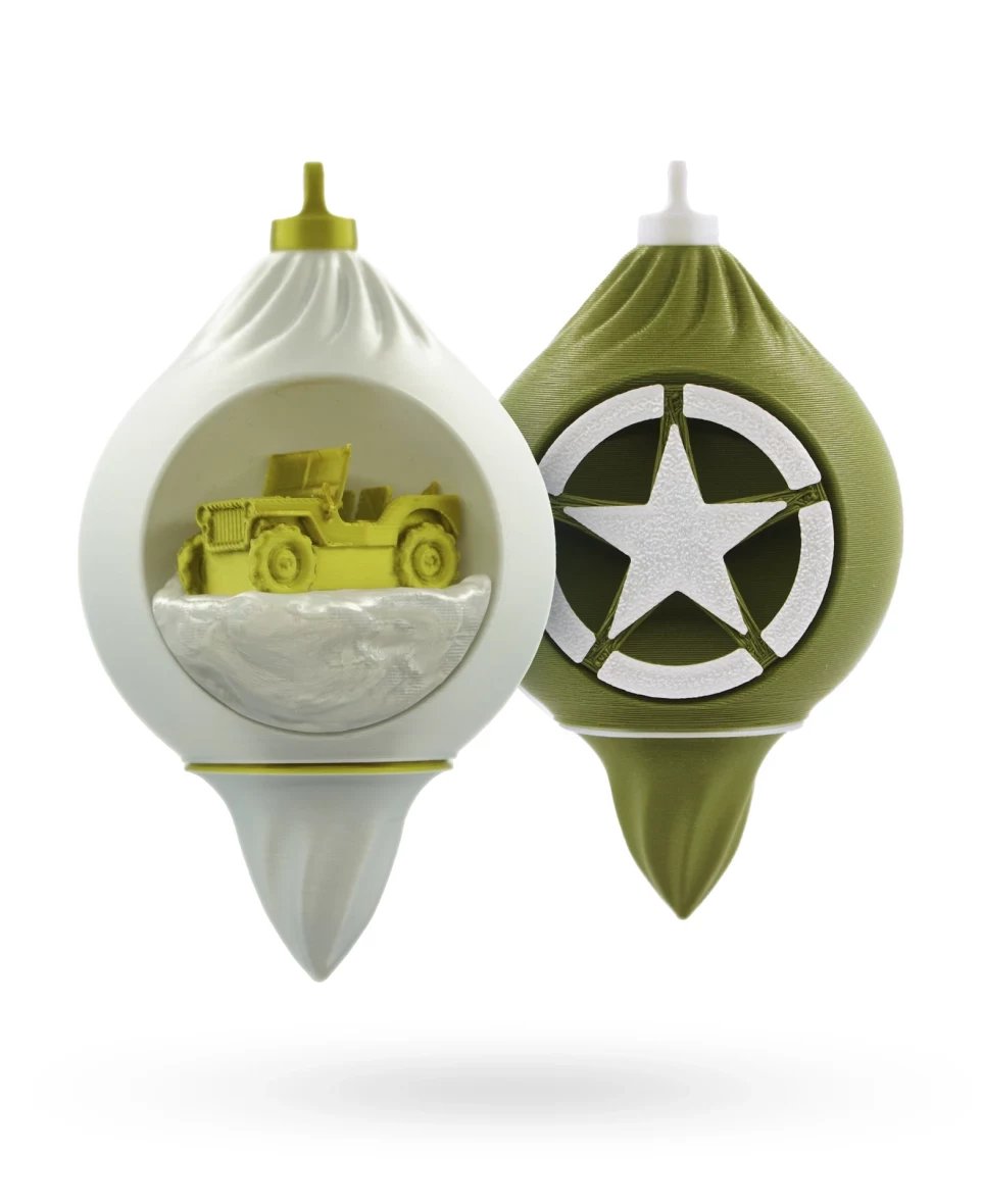 Discounted set of Willys Christmas ornaments