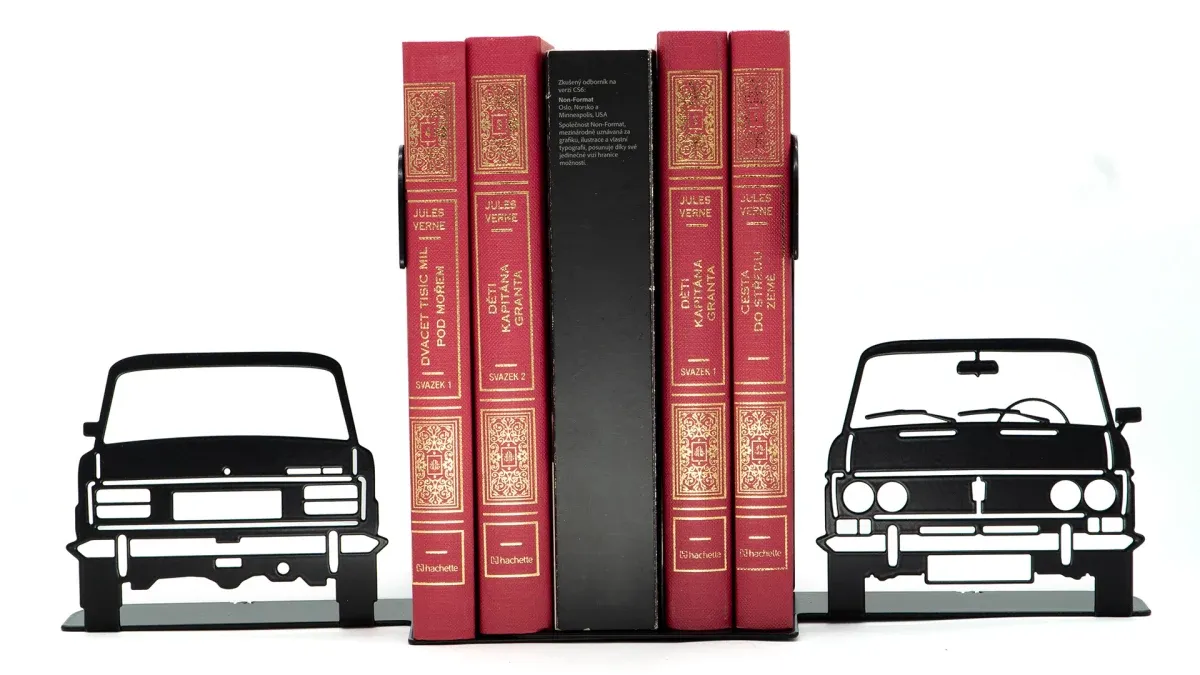 Set of bookends with the VAZ 2103 motif