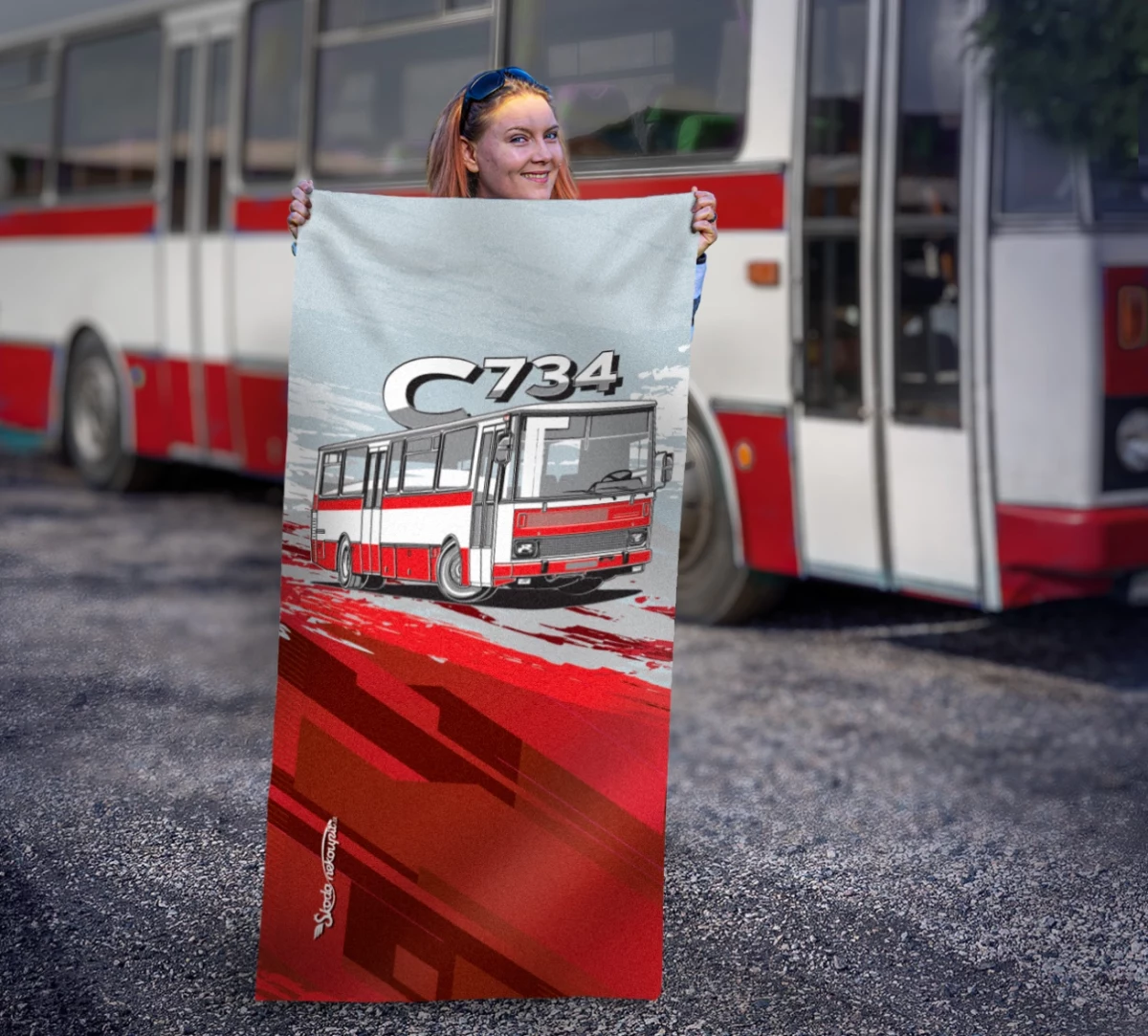 bath towel bus C734