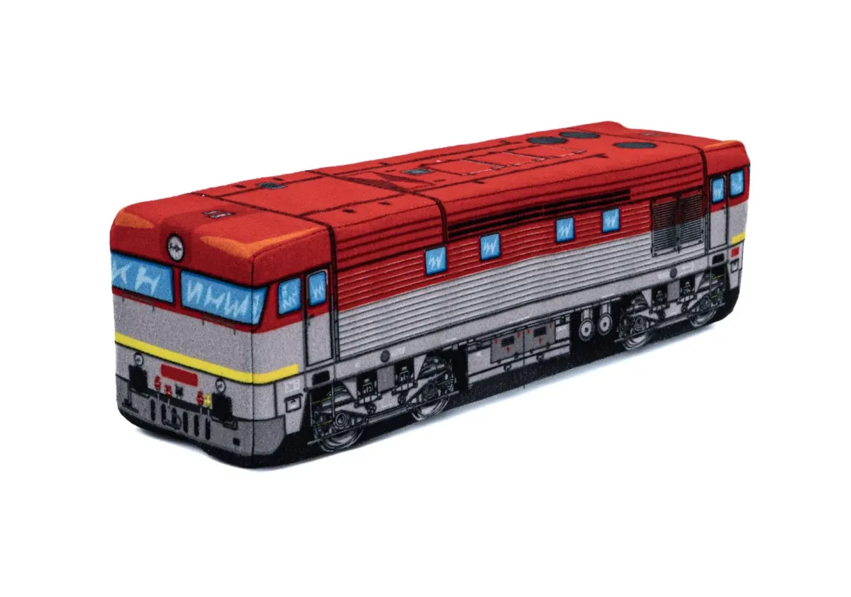 Plush pillow locomotive 751 - "Bardot"