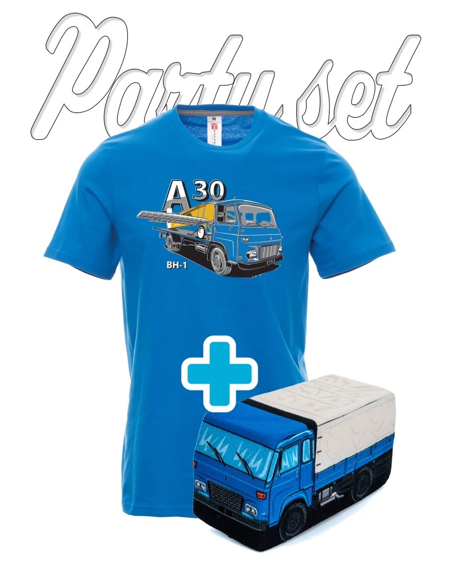 Party set t-shirts with a plush toy on the motifs A20