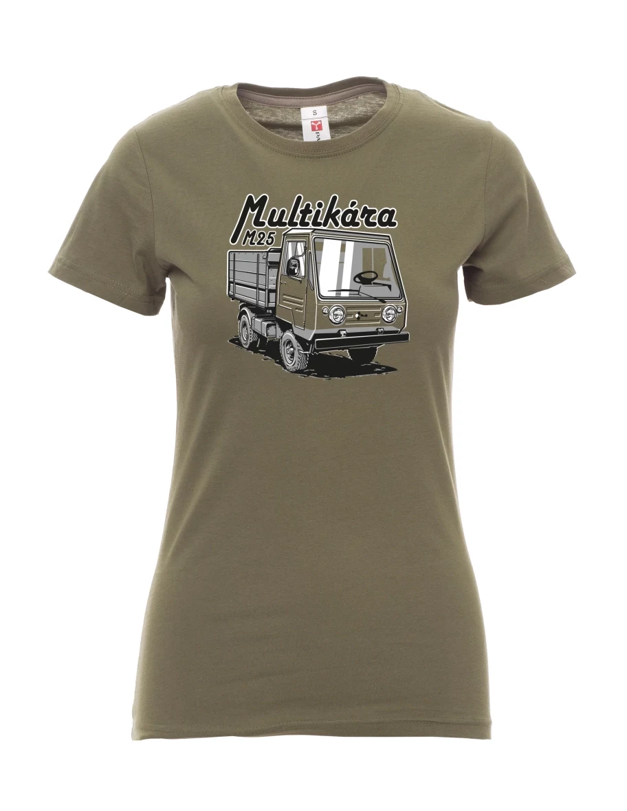 Khaki women´s T-shirt M25