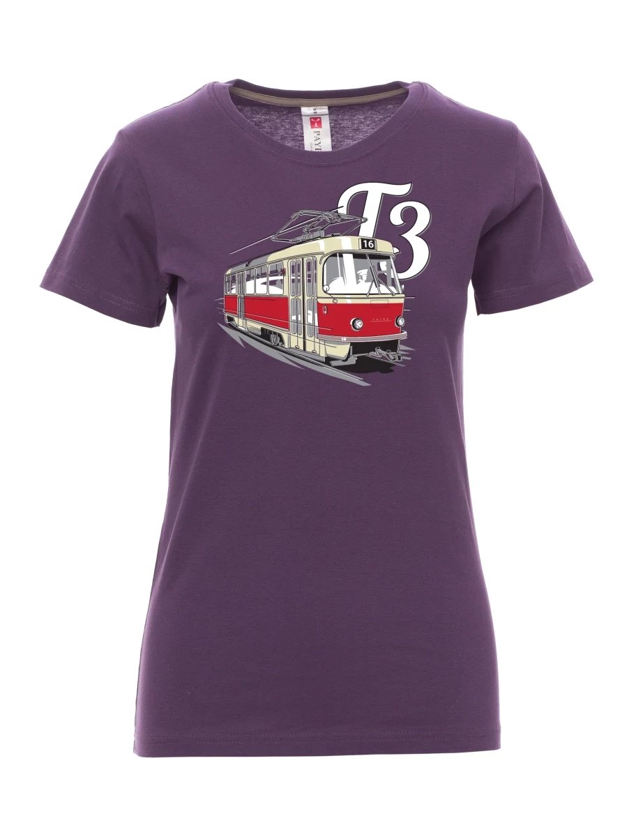 Purple women´s T-shirt Tram T3