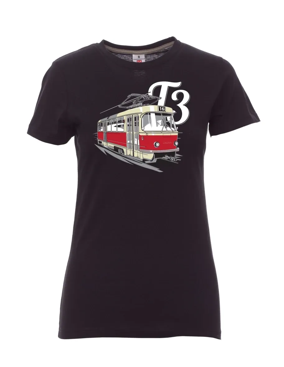White women´s T-shirt Tram T3