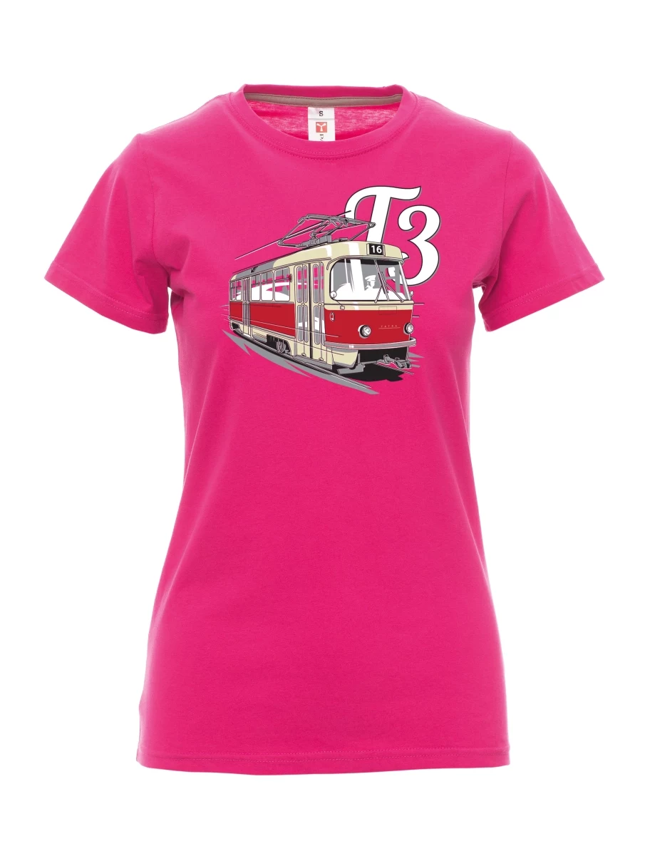 Pink women´s T-shirt Tram T3