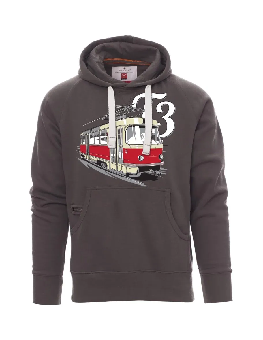 Grey men´s sweatshirt Tram T3