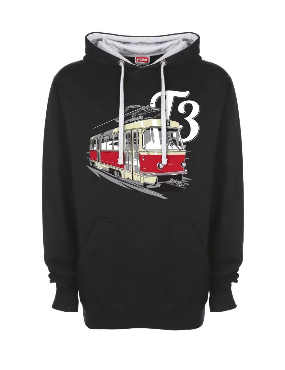 Grey-black sweatshirt Tram T3