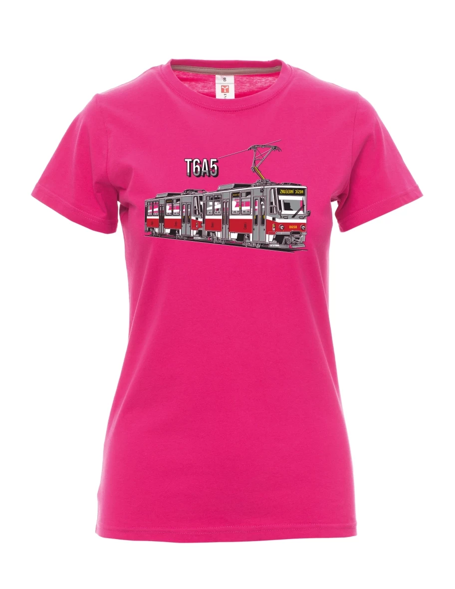 Pink women´s T-shirt Tram T6A5