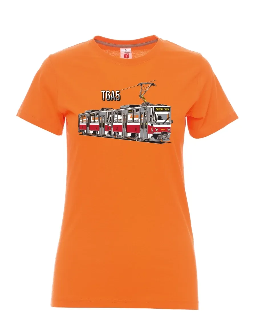 Orange women´s T-shirt Tram T6A5