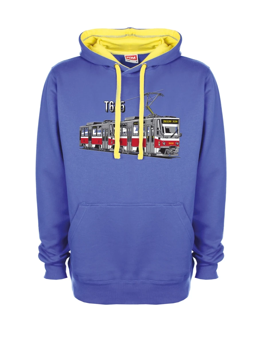 Yellow-blue sweatshirt Tram T6A5