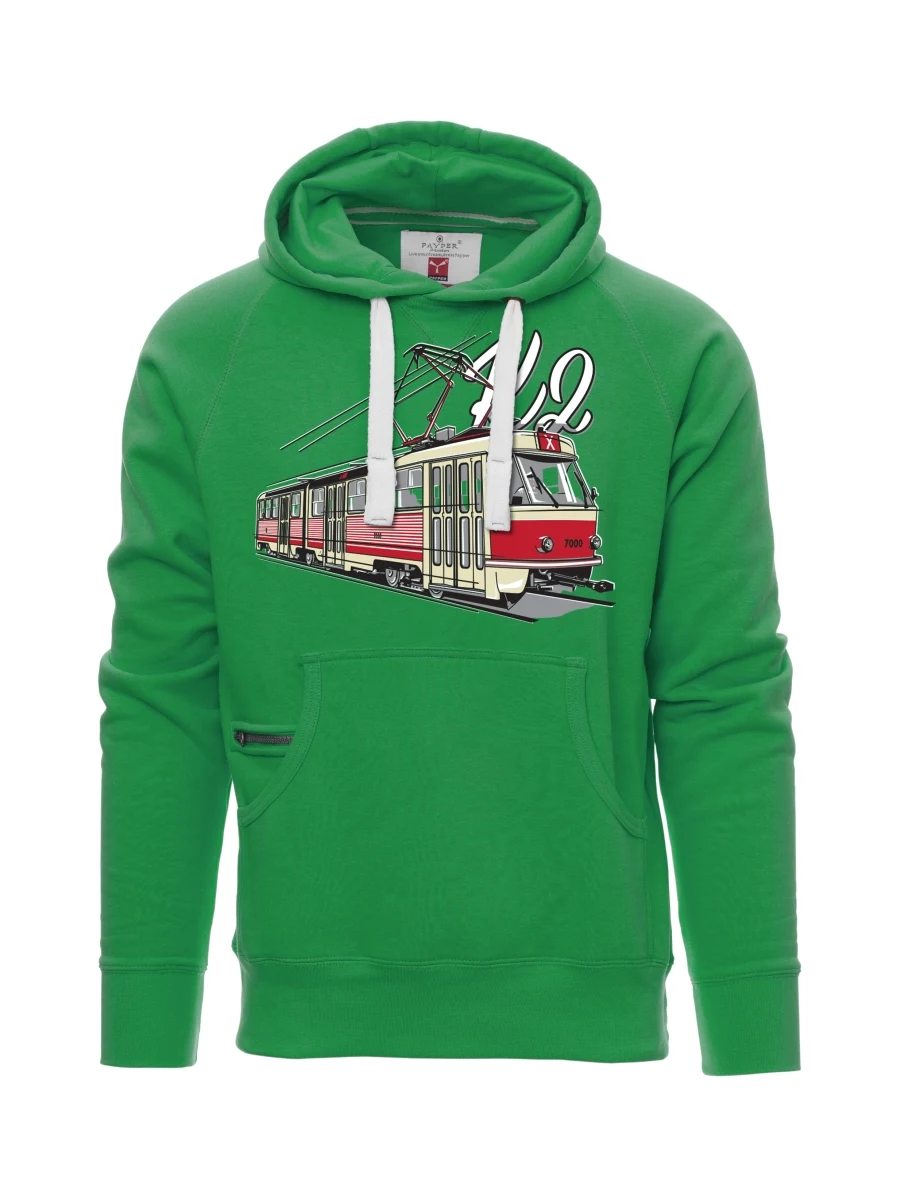 Green men´s sweatshirt Tram K2