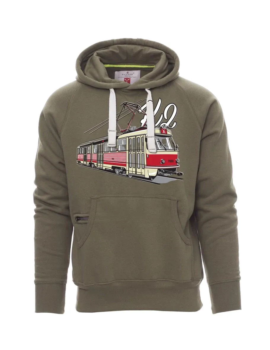 Khaki men´s sweatshirt Tram K2