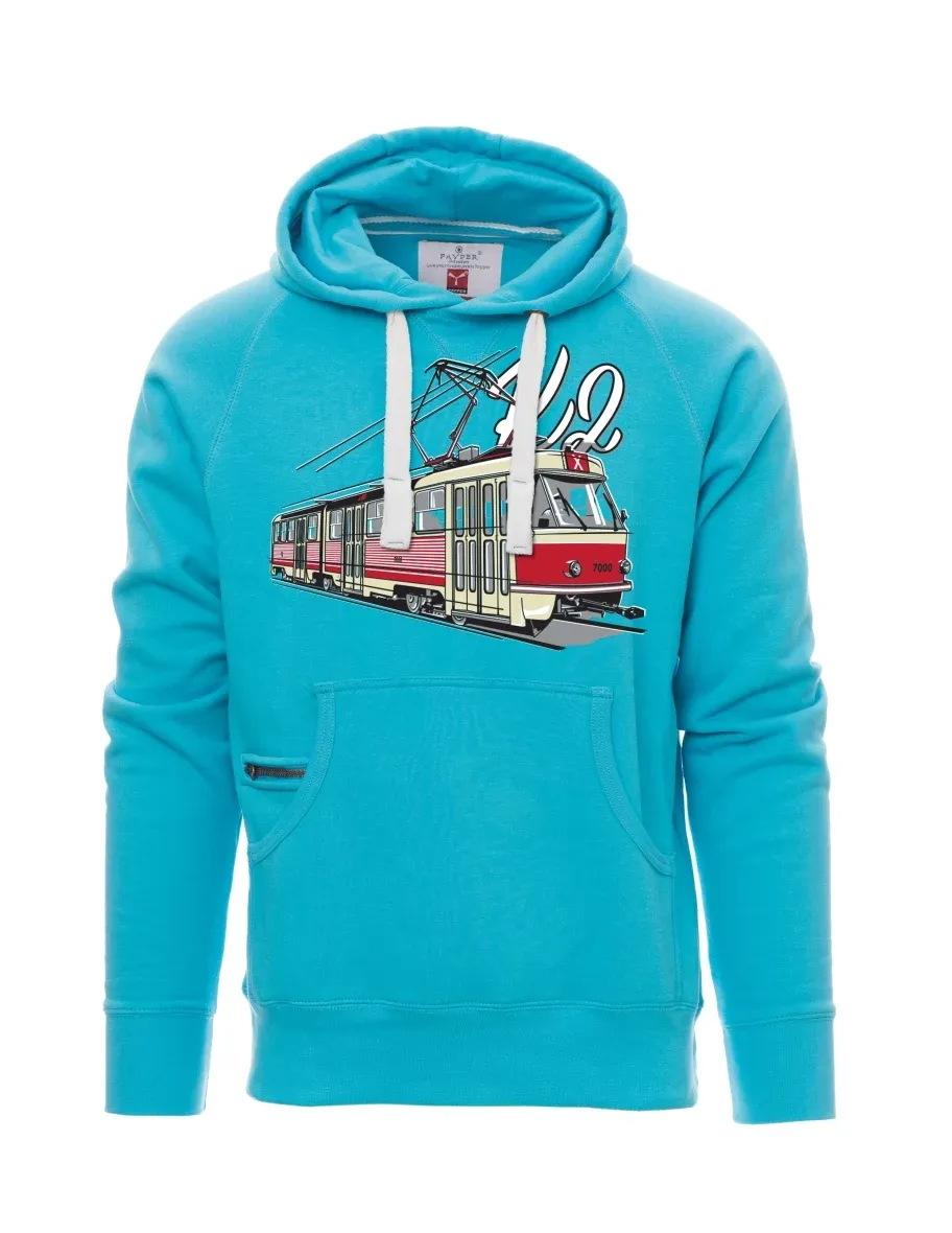 Light blue men´s sweatshirt Tram K2