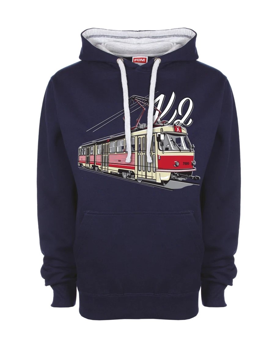 Grey-navy sweatshirt Tram K2