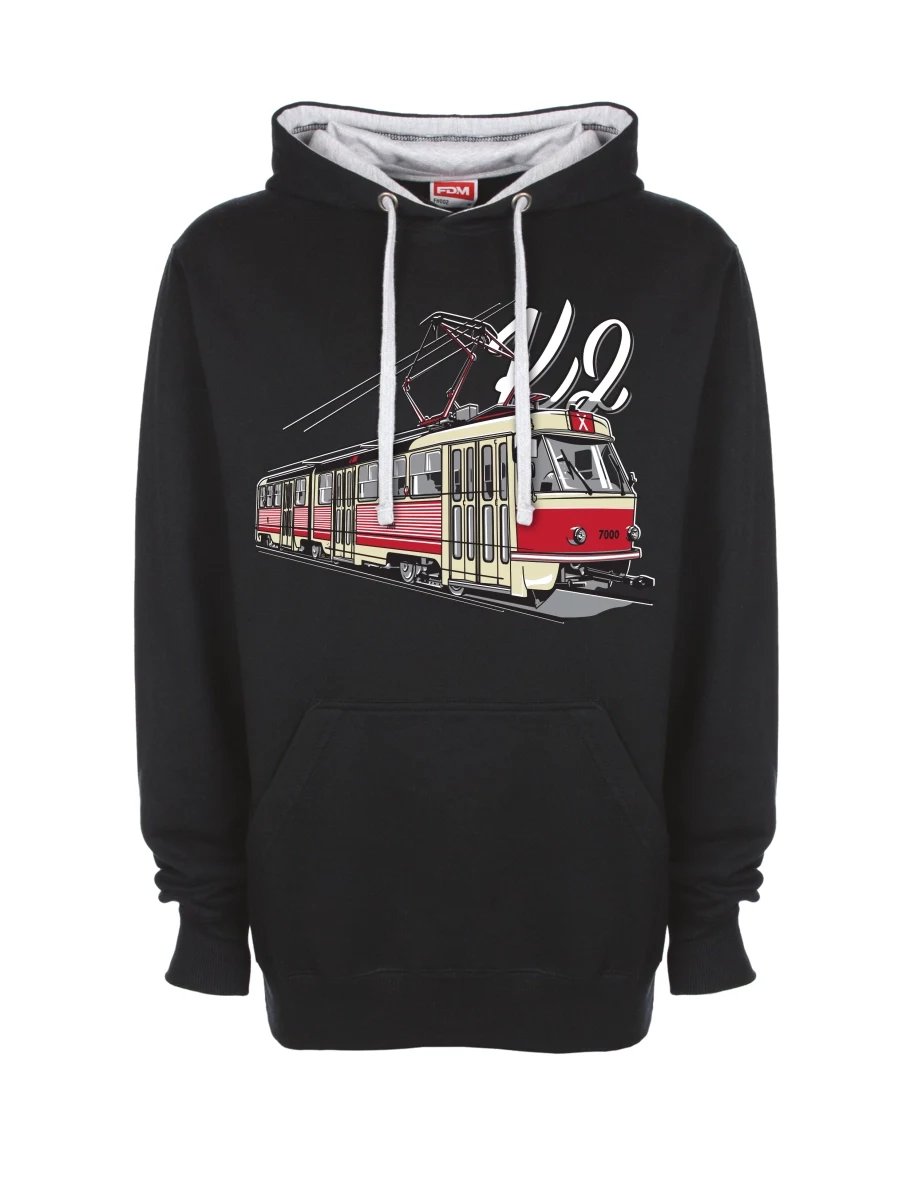 Grey-black sweatshirt Tram K2