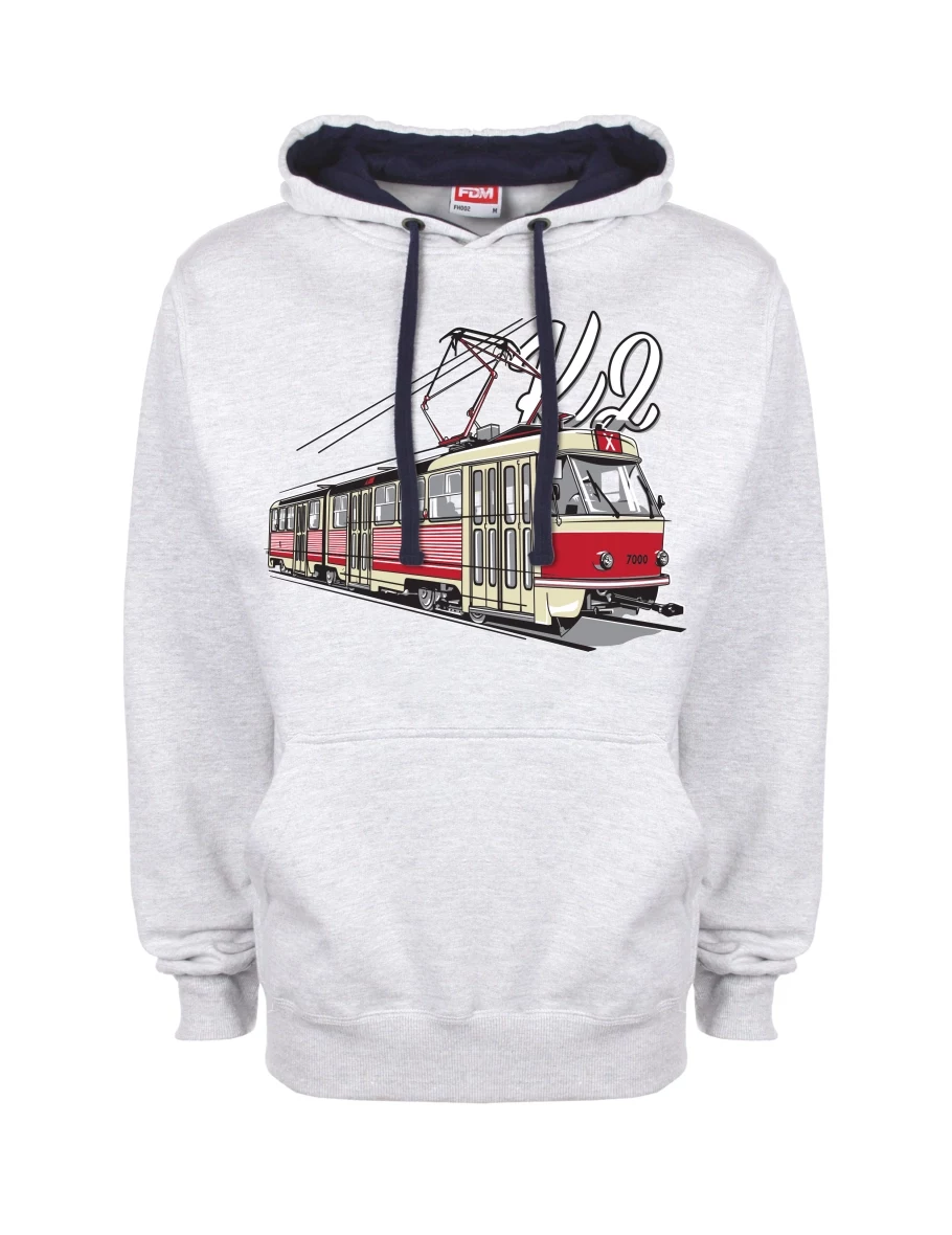 Blue-grey sweatshirt Tram K2