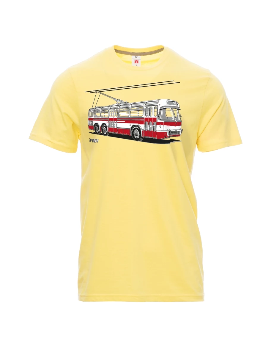 Light yellow men´s T-shirt Trolley  T401