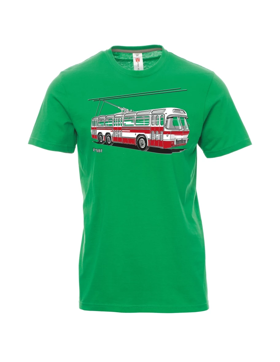 Green men´s T-shirt Trolley  T401