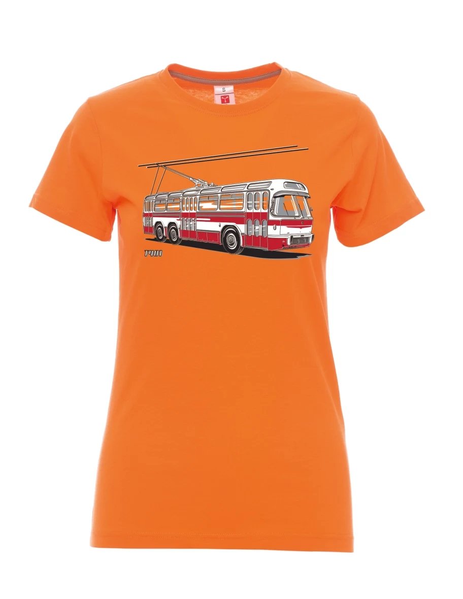 Orange women´s T-shirt Trolley  T401