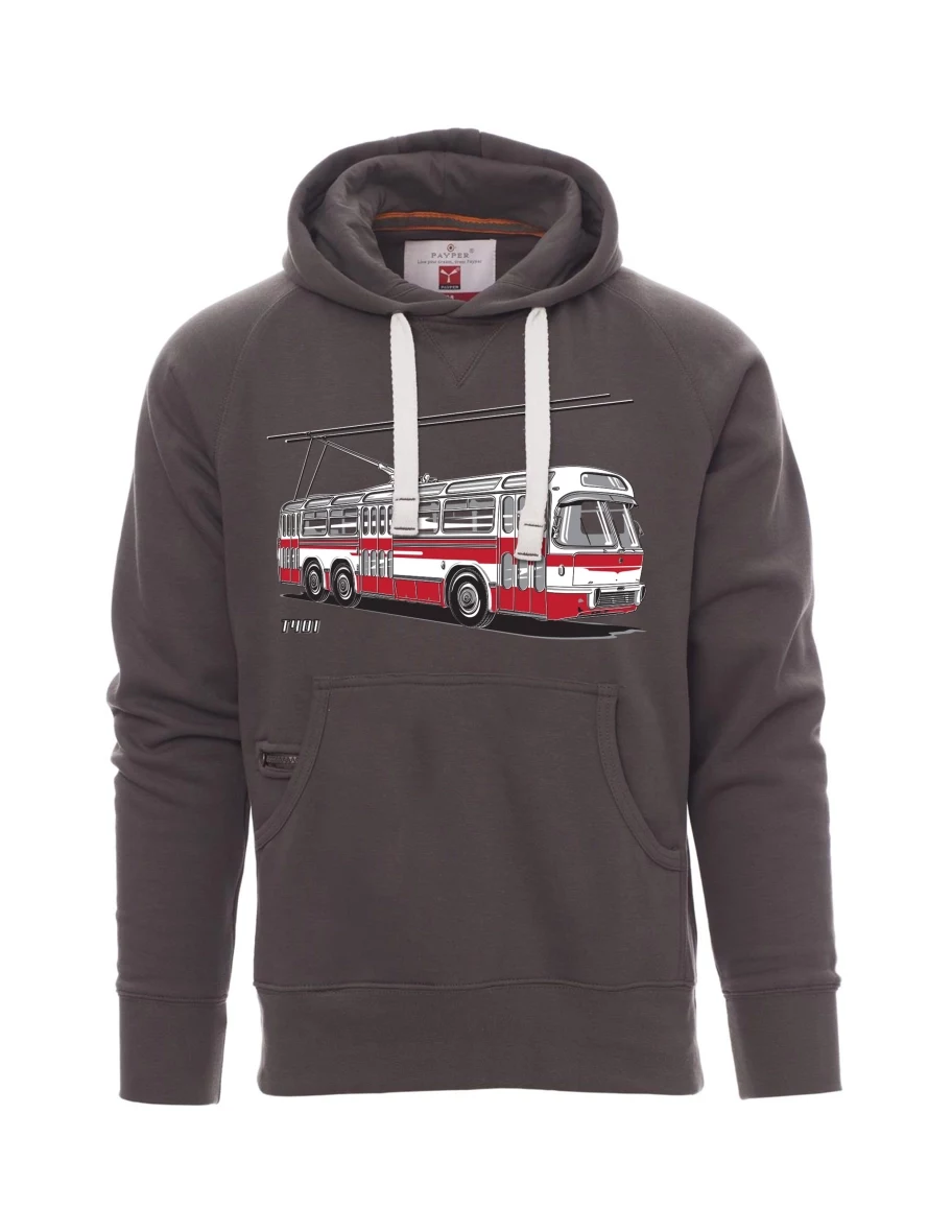 Grey men´s sweatshirt Trolley  T401