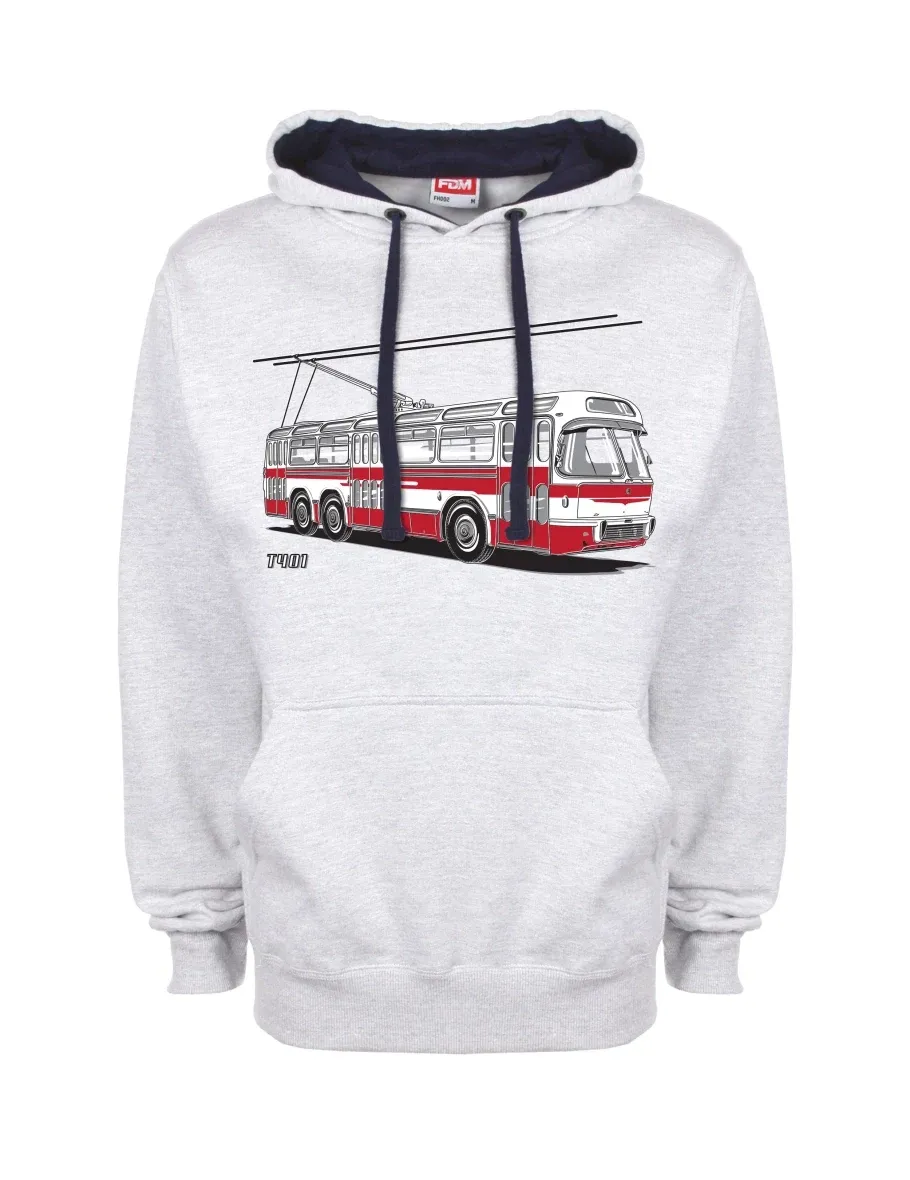 Blue-grey sweatshirt Trolley  T401