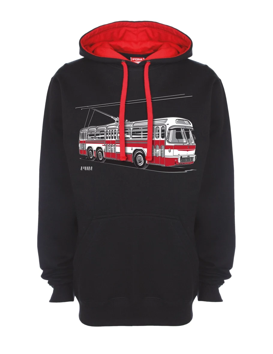 Red-black sweatshirt Trolley  T401