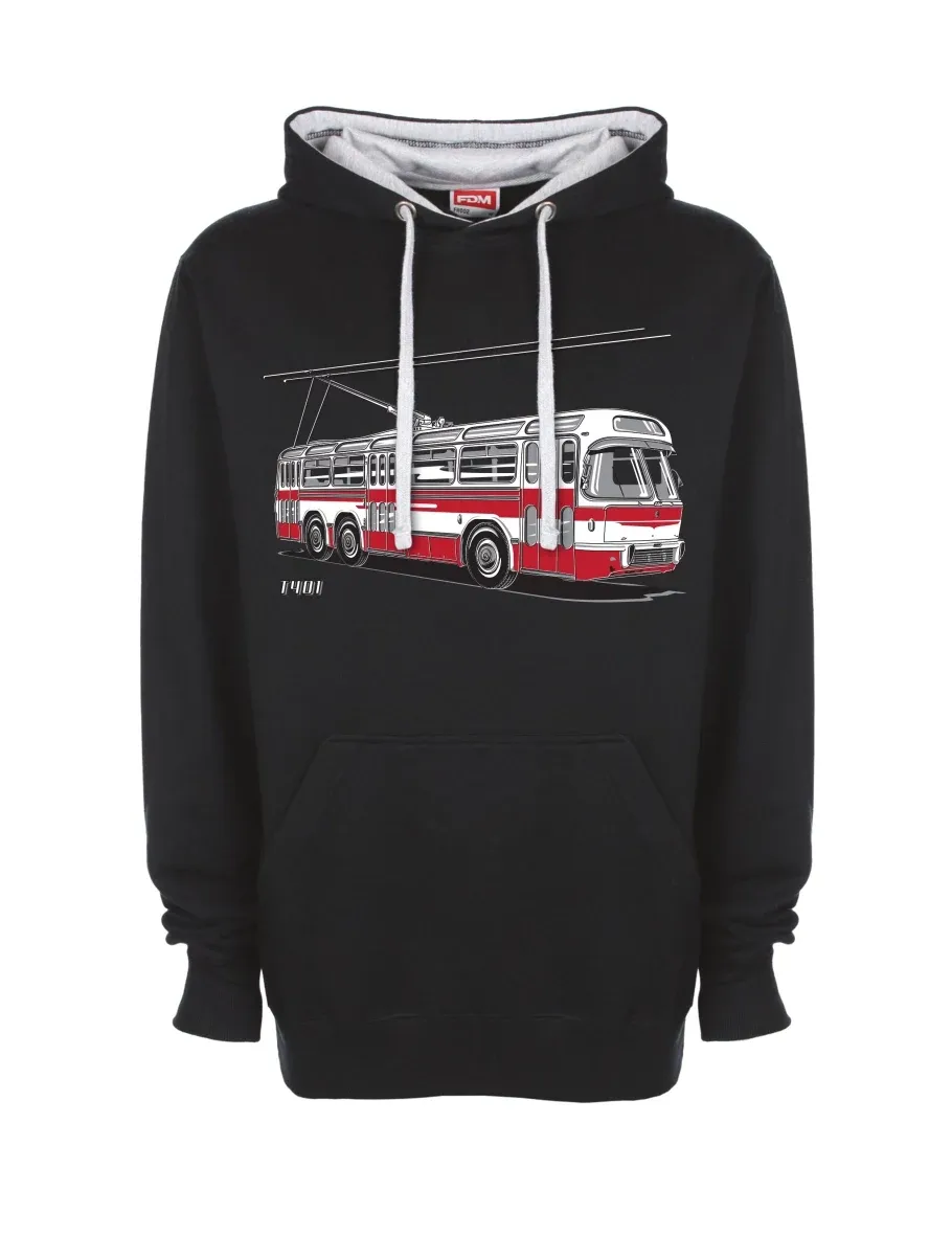 Grey-black sweatshirt Trolley  T401