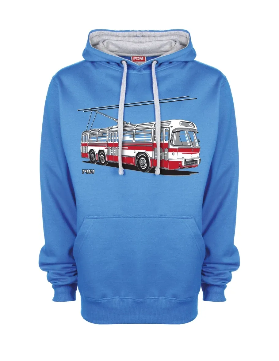 Grey-blue sweatshirt Trolley  T401