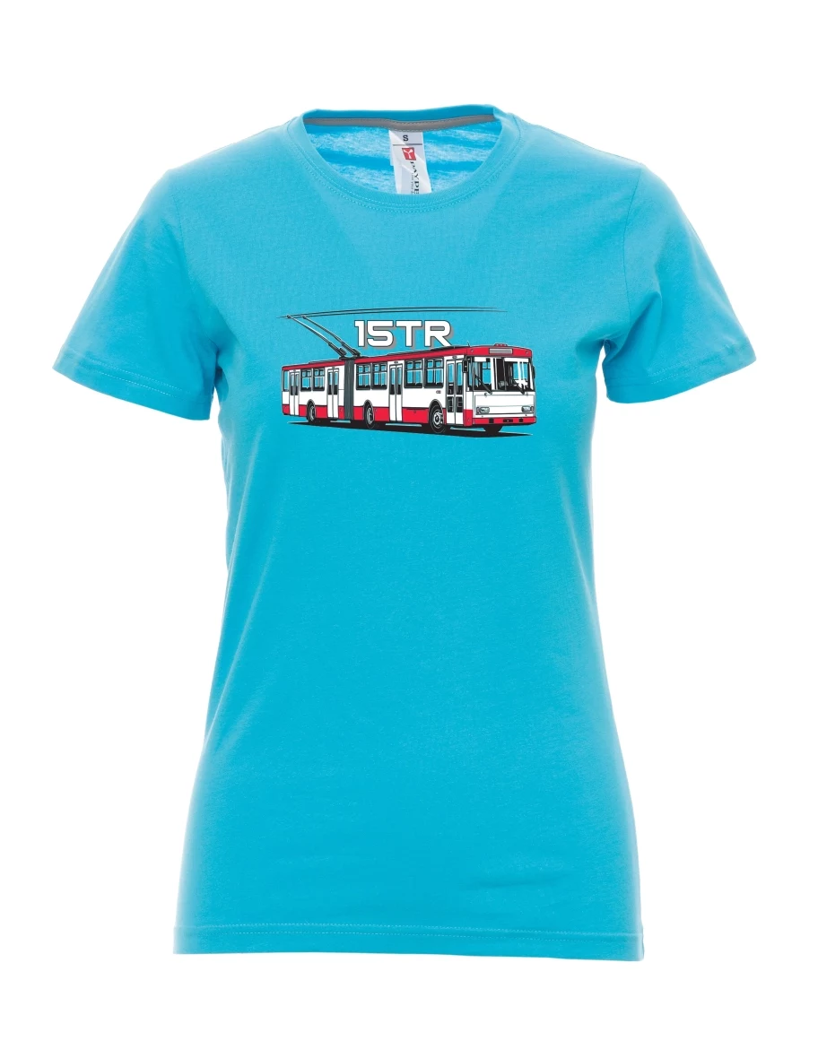 Reef blue women´s T-shirt Trolleybus 15TR