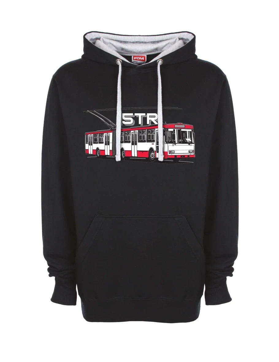Grey-black sweatshirt Trolleybus 15TR